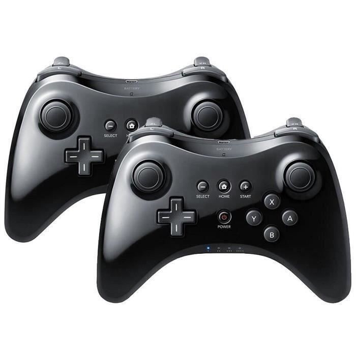 2PCS QUMOX Manette sans Fil Bluetooth Jeu Manette Contrôleur Joystick de Jeux compatible avec Nintendo Wii U Manette co... - vue 3