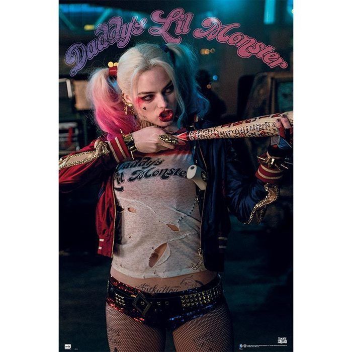 Affiche Suicide Squad Harley Quinn Cdiscount Maison