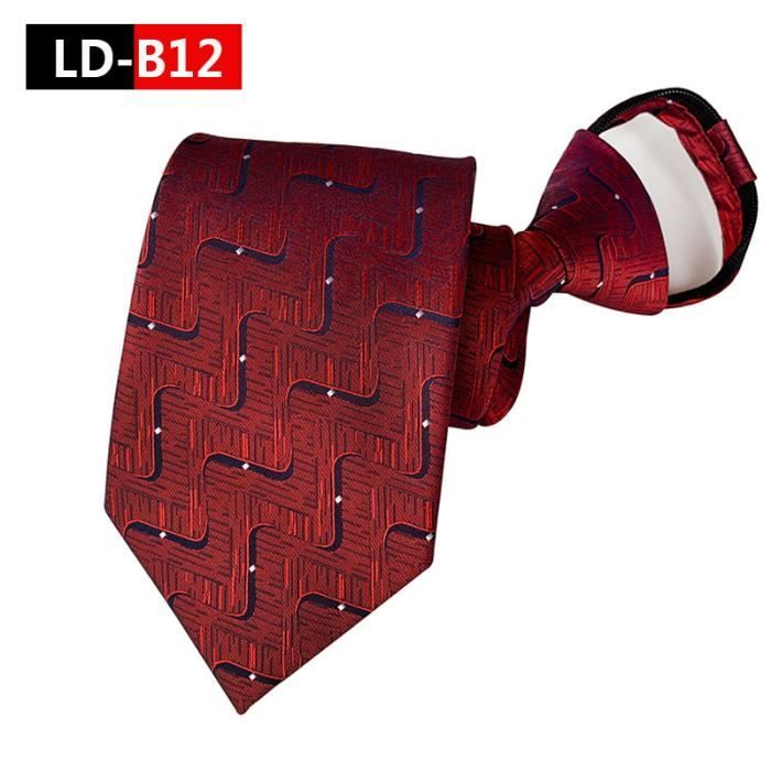 Lot De 2 Cravates Pré-nouées à Clip - En Polyester Soyeux, Couleur Unie, 50.8 X 5.1 Cm | Pour Look Professionnel Ou Occasions Formelles - 2