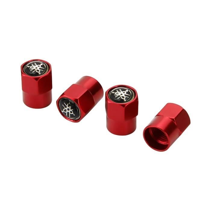 Bouchons De Valve Pour Pneus Yamaha FJR1300 2001-2020 – Aluminium CNC, Couleurs Au Choix (Noir)