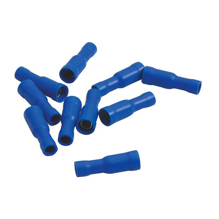 10 Fiches Bananes Femelles 4mm Isolées CLEQEE - 24A - Rouge/Noir - Pour Tests Électriques - Boîte Incluse