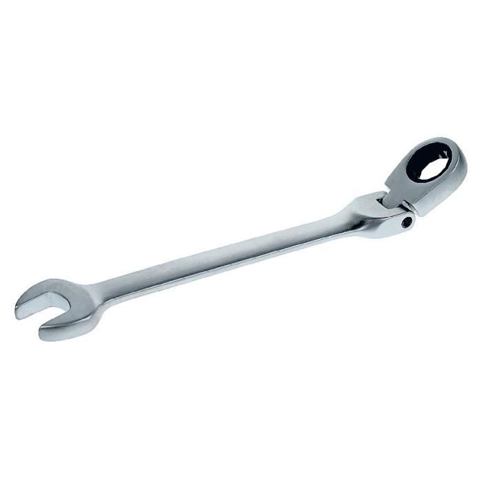 Cle Mixte 17 Mm Satinee A Cliquet Chrome Vanadium Autobest Cdiscount Bricolage