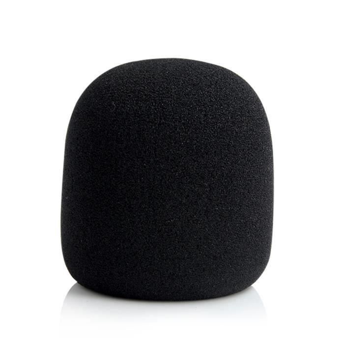 Monacor 23.2590 Bonnette Mousse Pour Microphone 39x55mm - Noire