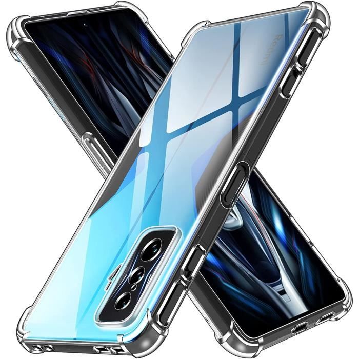 Coque Xiaomi Poco M4 Pro 5G + 2 Verres Trempés - Transparente, Silicone TPU - Protection Complète - Neuf Sous Blister