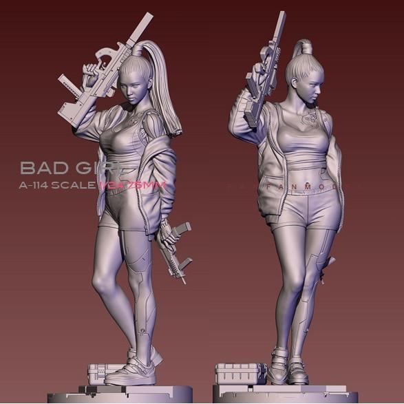 Kit de figurines en résine à l'échelle 1/16, modèle assemblé