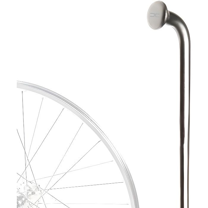 36 Rayons vélo 14G 202mm en acier carbone noir pour roue