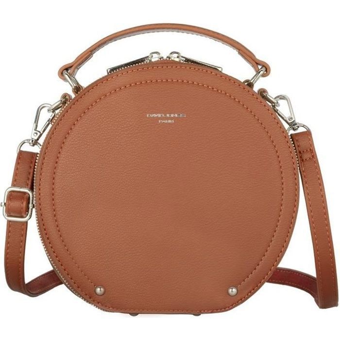 Sacs A Main Femme David Sac Bandouliere Rond Porte Epaule Cuir Pu Rigide Besace Poignee Pochette Croise Travers Ville Mode Cdiscount Bagagerie Maroquinerie