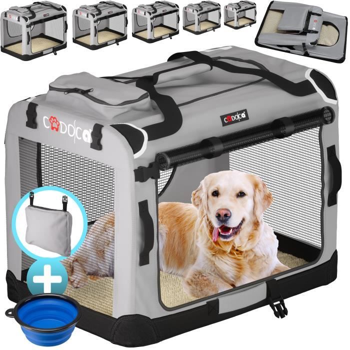 Cadoca Cage de transport XXL pour animaux chien chat rongeur