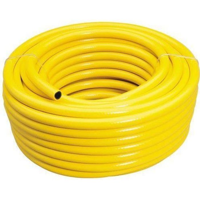 Draper 56314 Tuyau d`arrosage Jaune 30m, diamètre du tuyau 12mm