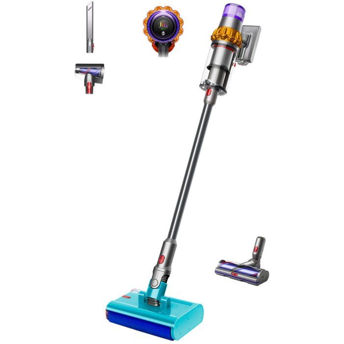 Aspirateur balai sans fil - DYSON - V15 Submarine - Lavant et aspirant - 240 AW - Autonomie 60 min