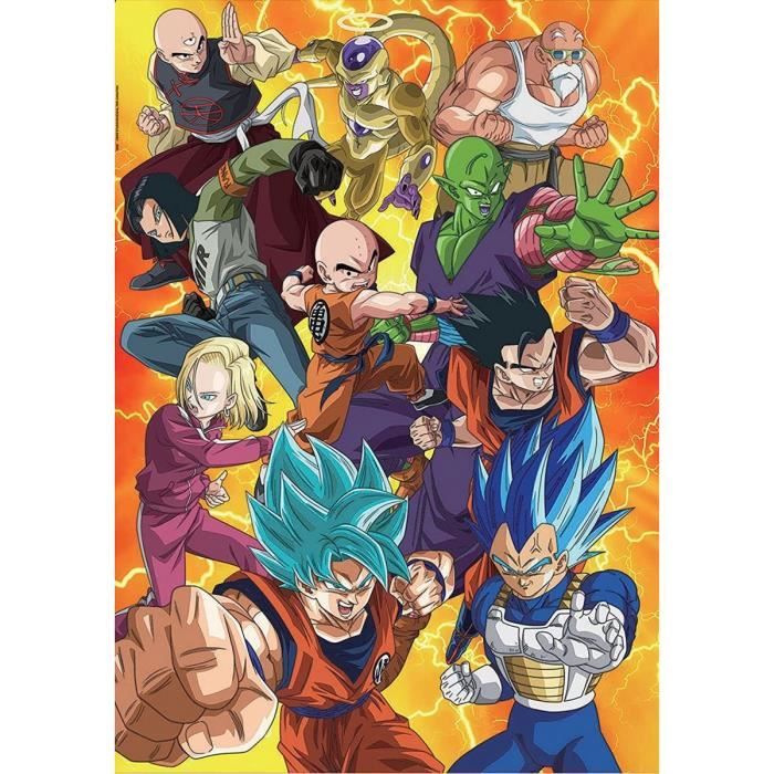Puzzle 500 Pieces Dragon Ball Z Son Gohan Krilin Tortue Geniale Sangoku Piccolo Songoten Collection Manga Dessins Animes