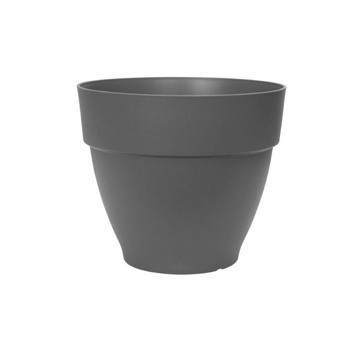 Pot De Fleurs Rond VIBIA - Plastique Réservoir - Ø40 - Anthracite