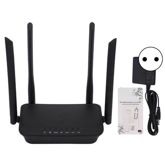 Fdit Routeur Modem 4G LTE Routeur WiFi 4G Grande couverture Fiable