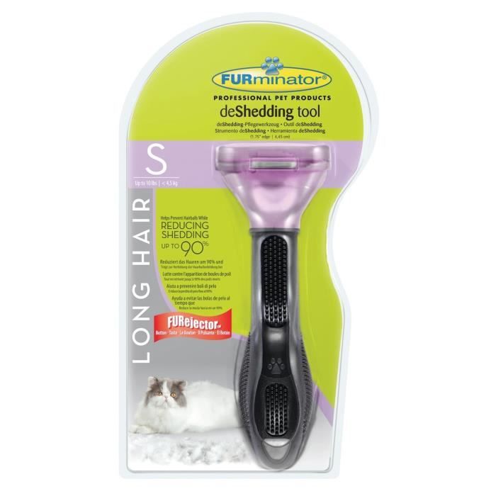 Furminator Outil De Toilettage Pour Chat De Petite Taille A Poils Longs Elimine 90 Des Poils Sans Bisphenol A Achat Vente Brosse Carde Outil Deshedding Pour Chat Cdiscount Furminator Outil De Toilettage Pour Chat De Petite Taille A Poils Longs Elimine 90 Des Poils Sans Bisphenol A Achat Vente Brosse Carde Outil Deshedding Pour Chat Cdiscount