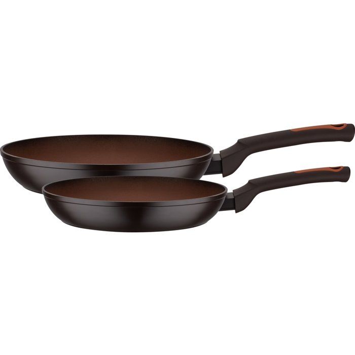 TERRA Set 2 poêles induction Ø2428 cm