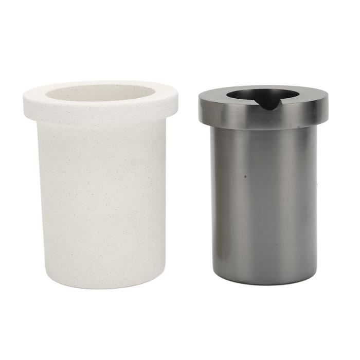 6kg Creuset En Graphite En Argile Premium Noir Pour Fonderie, Four