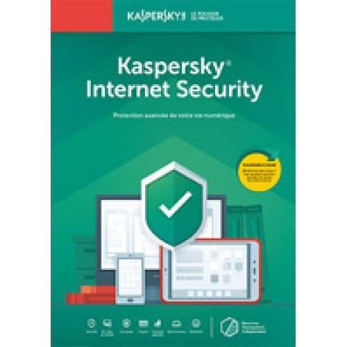 Antivirus Kaspersky Internet Security 2 Postes  1 An (en