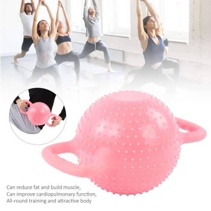 Yoga Water Kettlebell Rempli d'eau Double oreille Poignée Outil de