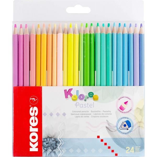 24 Pcs Taille-crayon Crayons De Couleur Papeterie Portable Enfant Étudiant