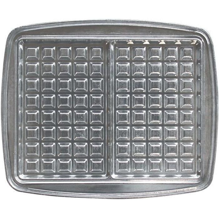 Plaque gaufre LAGRANGE Super 2 Gris Compatible lavevaisselle