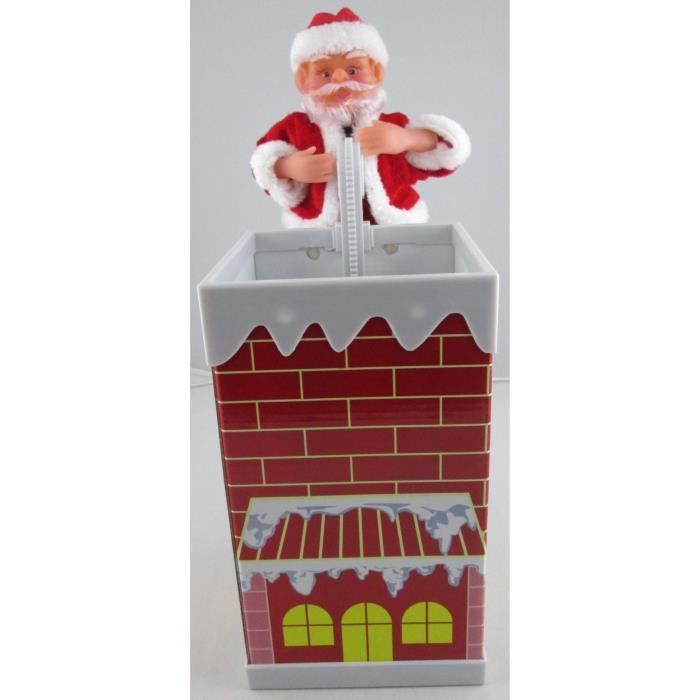 Pere Noel Musical Automate Grimpeur Dans La Maison Santa Claus Saint Nicolas Achat Vente Automate Et Personnages Bientot Le Black Friday Cdiscount