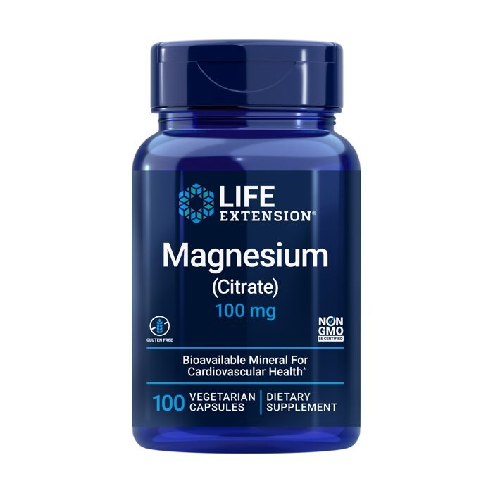 Life Extension, Magnésium (Citrate),160 mg,100 capsules Veggie ...