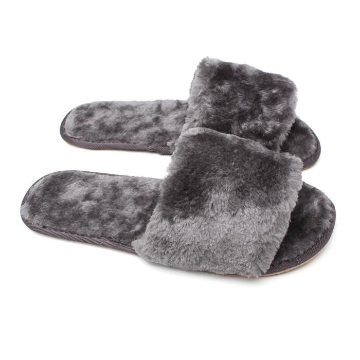 Pantoufle polaire femme Outlet