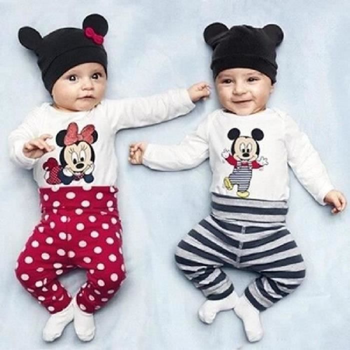 Nouveau Bebe Fashion Style Pantalons Manches Longues Hat Pantalon Cartoon Jeu De Caracteres Violet 18 24 Mois Bule Cdiscount Pret A Porter
