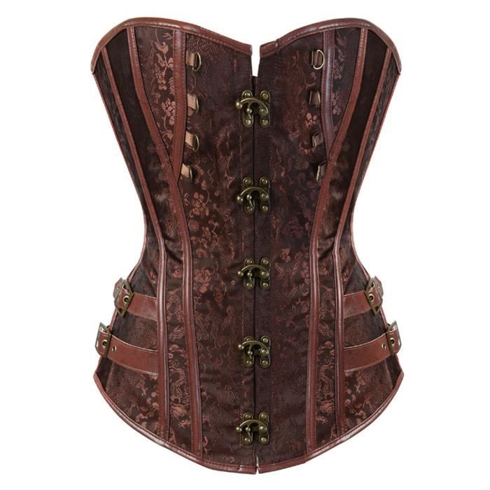 Corset online cuir steampunk