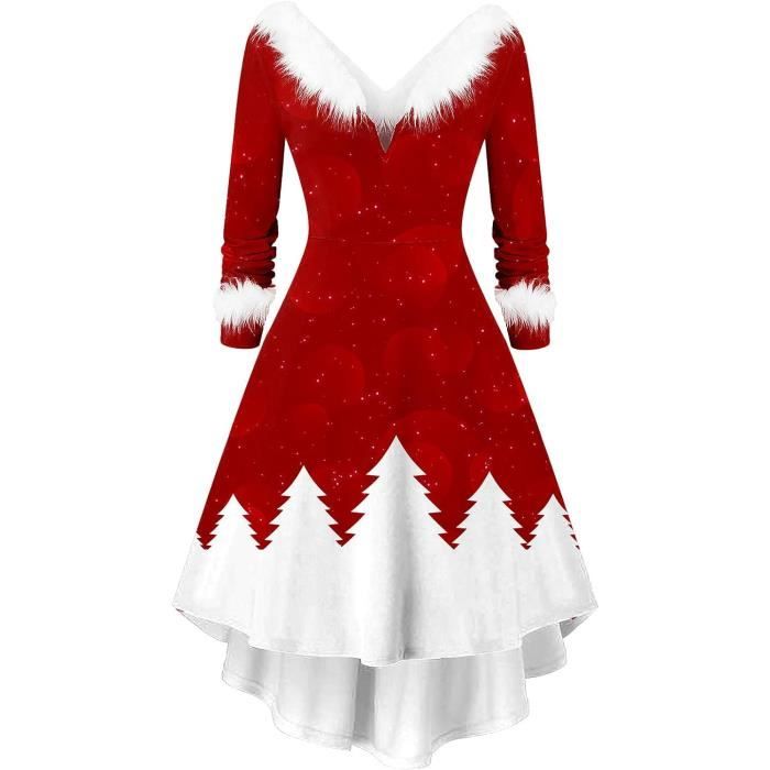Robe De No l Femme Grande Taille Noel Automne Hiver Robe Chic