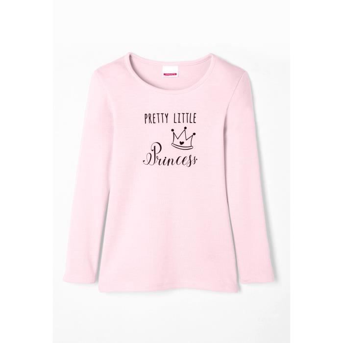 Tee shirt fille manche longue store