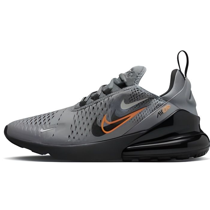 Basket Nike AIR MAX 270 Anthracite Gris Mixte Lacets