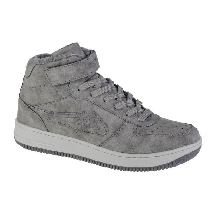 Sneakers Homme Kappa Bash Mid Fur 242799-1614 Grise Sneakers Homme Kappa Bash Mid Fur 242799-1614 Grise
