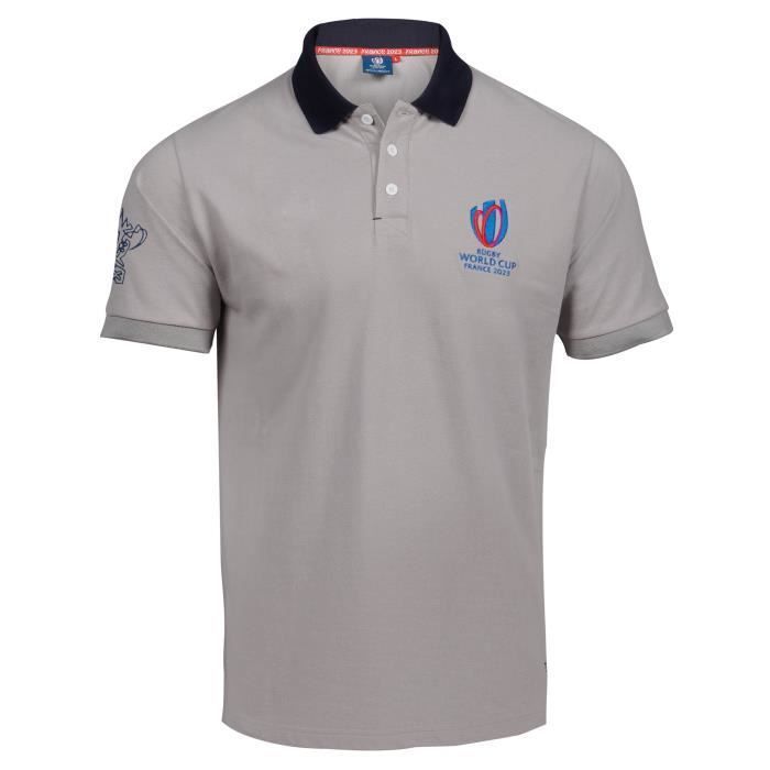 Polo Rugby World Cup RWC Collection officielle Coupe du Monde de Rugby 2023 Cdiscount Sport