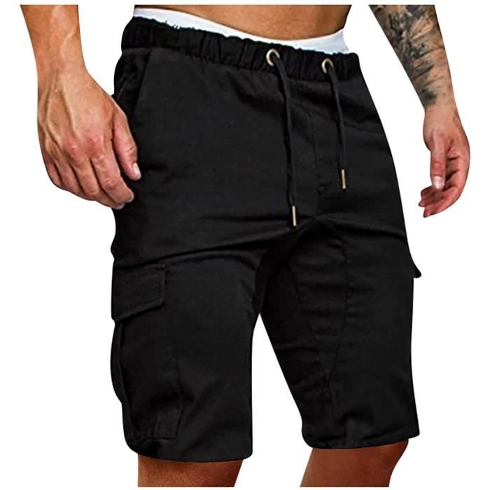 Vêtement Training Ample Pantalon Survêtement Homme Large - Coton Polyester Élastique, Poches Zippées - Sport Décontracté Pantalon Large Sport