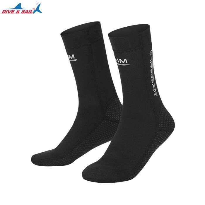 1 Paire Chaussettes de Plongée Chausson Plongée en Néoprène 3mm 