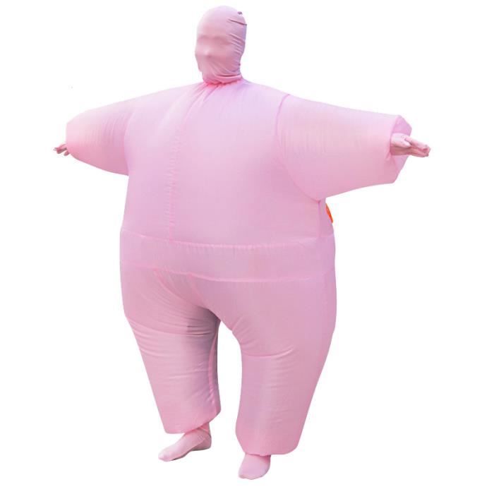 Homme Masqué Rose Costume Gonflable Déguisements De