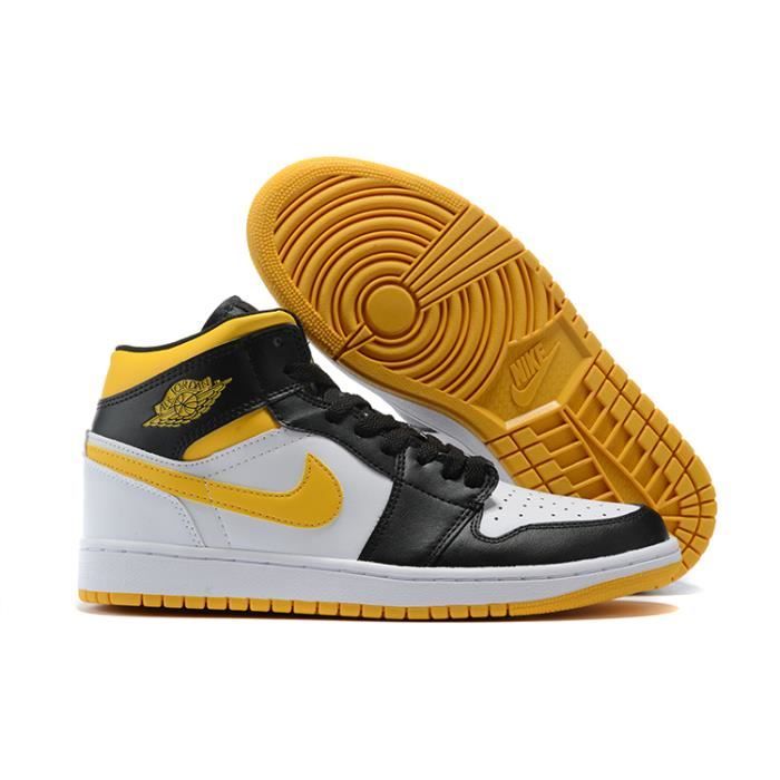 Nike jordan 1 best sale jaune et noir