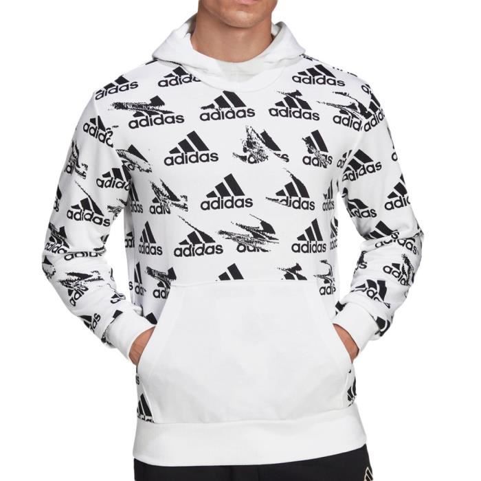 Sweat adidas sale blanc homme