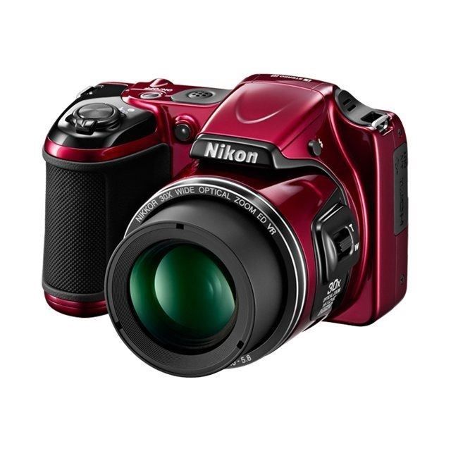 NIKON L820 Bridge Rouge - CMOS 16MP Zoom 30x