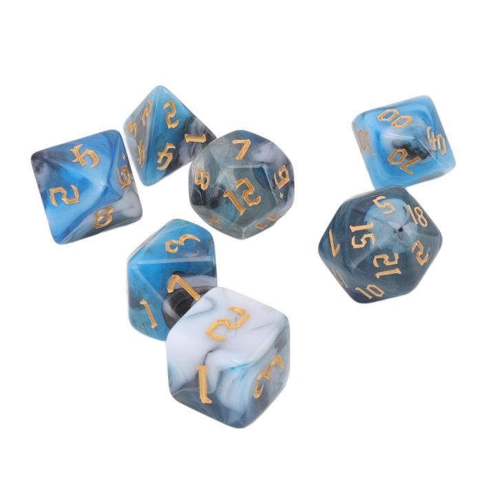 Lot De 30 Dés Polyédriques, D6 Dés De Jeu En Acrylique, 22mm Dés