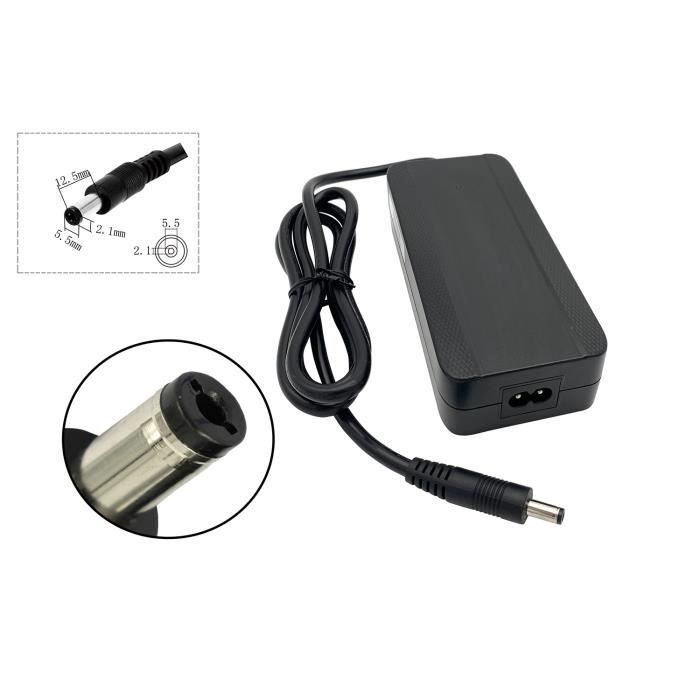 Chargeur électrique 2Ah pour batterie lithium-ion 36V/42V