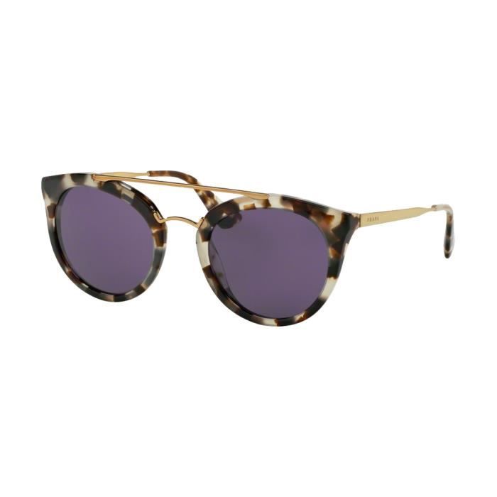Lunettes de soleil Prada SPR23S Ecaille Clair Violet 52 Achat