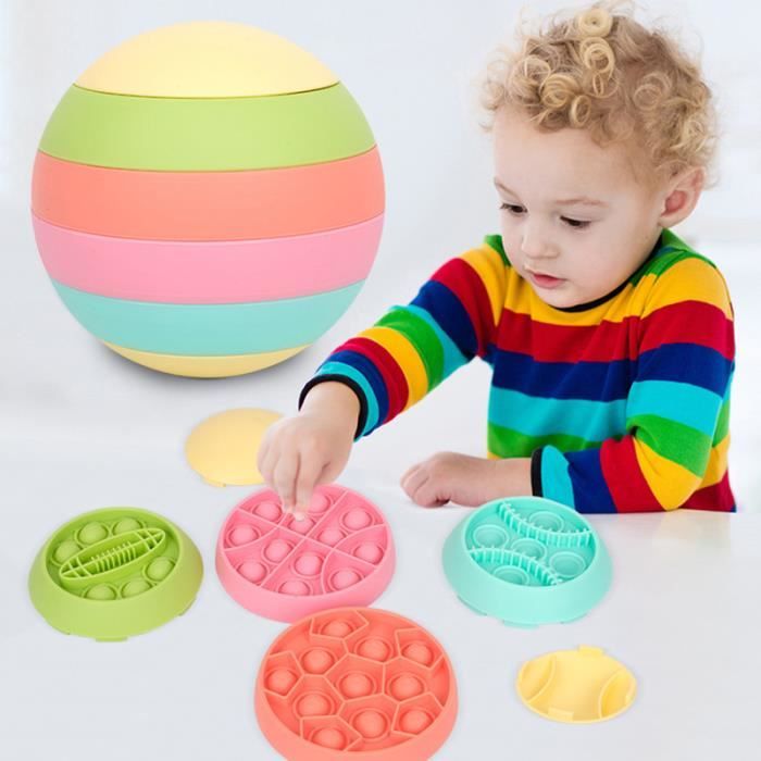 La nouvelle boule de pincement en silicone pop jouets 3D bulle de  décompression boules de préhension du bout des doigts jouet à bulles de  libération