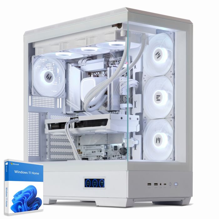 Sedatech PC Gamer Advanced Watercooling XL White Edition • AMD Ryzen 7 9800X3D • RTX5080 • 32Go DDR5 • 2To SSD M.2 • Windows 11