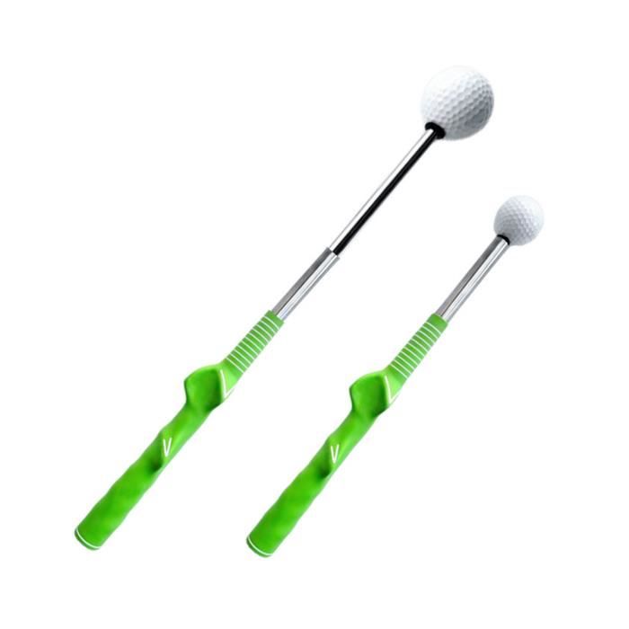 Entraîneur De Swing Et De Prise De Golf - Club Télescopique Pondéré, Pour Améliorer Distance Et Technique - 5