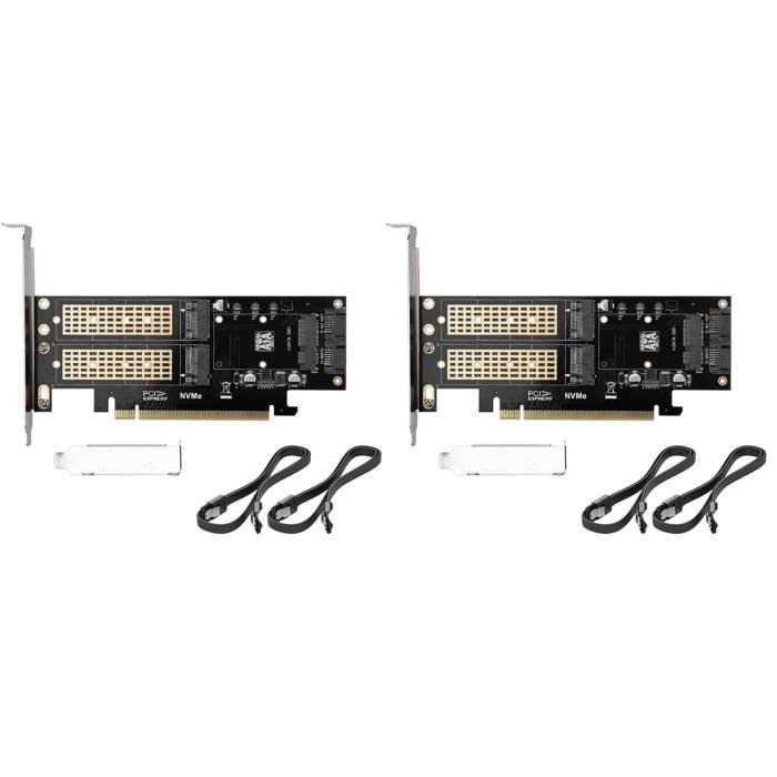 Adaptateur M.2 NVMe Vers PCI-E 4x - Câble 25 Cm Pour Carte Graphique Ou Carte Additionnelle - 12