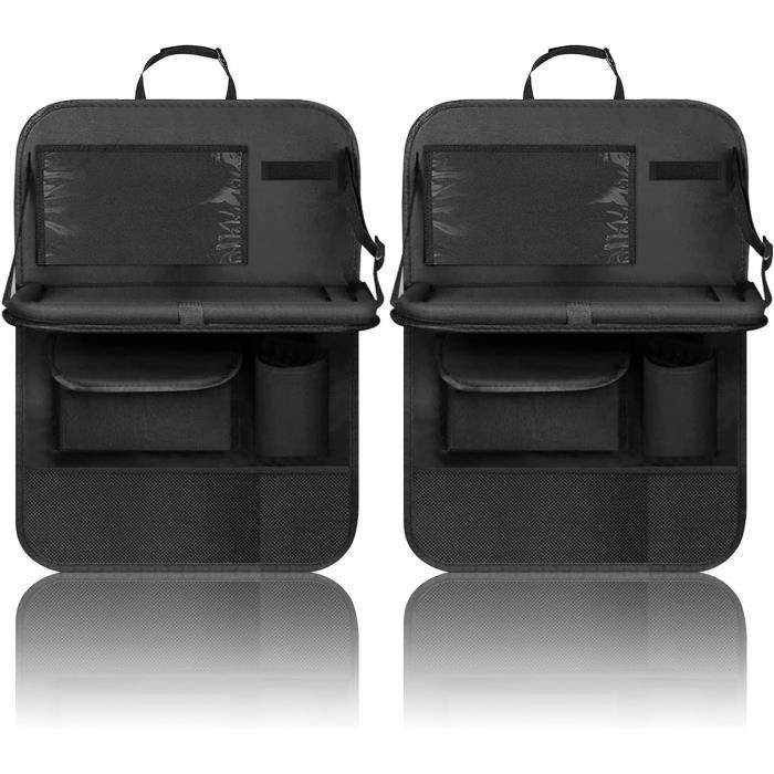 Lot De 2 Sacs De Rangement Pour Dossier De Siège Auto - Organisateur Avec Poches - Installation Facile Par Clips