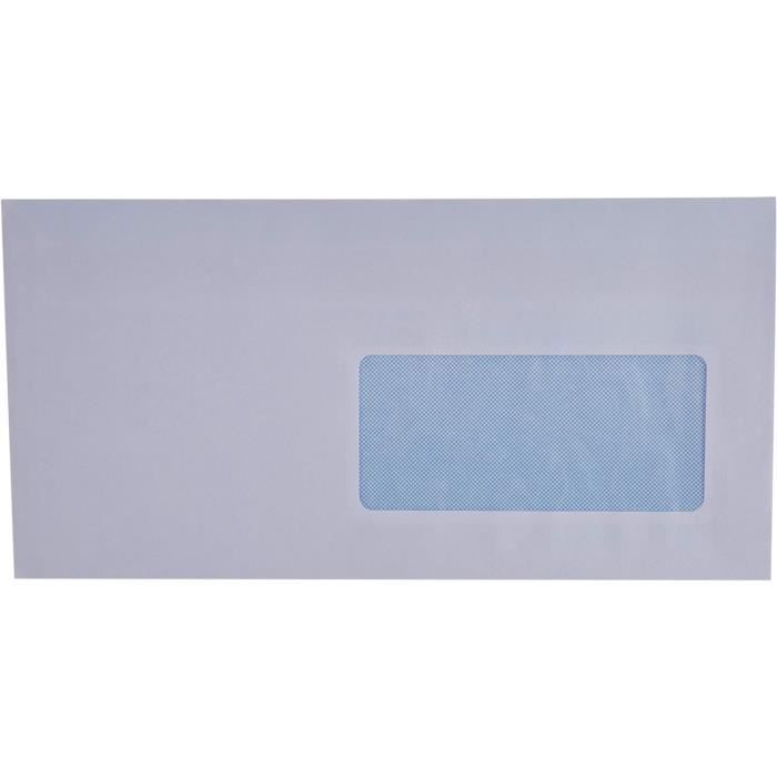 GPV - Boite De 500 Enveloppes - Format C6 (114x162 Mm), Sans