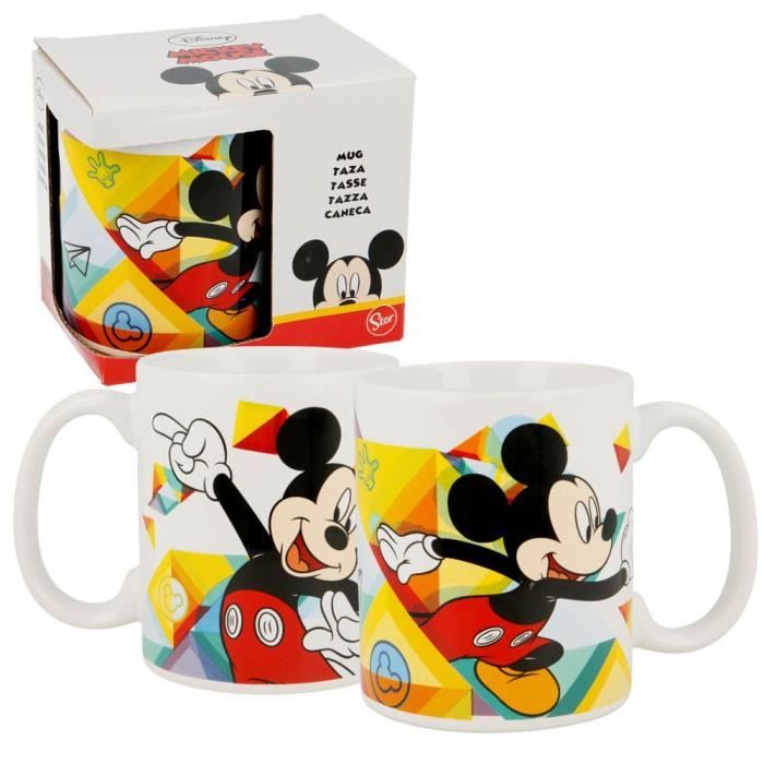 Tasse Mickey Go | Mickey Mouse | 325 ml | Céramique | Dans Boîte Cadeau